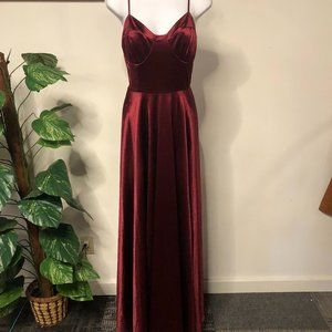 Burgundy Speechless Prom Dress Size 9